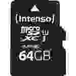 Intenso 64GB microSDXC Performance microSD-Karte 64 GB Class 10 UHS-I Wasserdicht