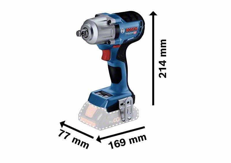 Bosch Professional GDS 18V-450 HC (2x GBA 5,0Ah, L-BOXX) 06019K4003 Akku-Drehschlagschrauber 450 Nm 18 V Anzahl mitgelieferte Akkus 2 Li-Ion inkl.