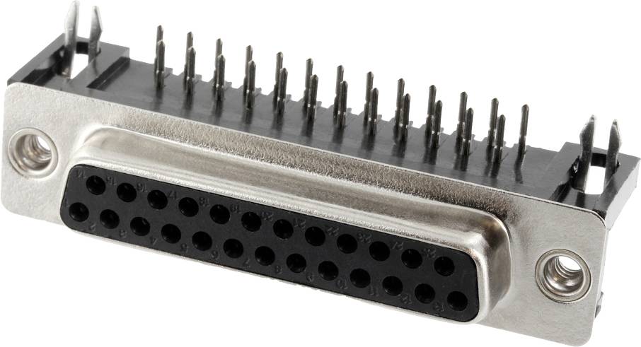 Connfly DS1037-25FNBKT7-0CC D-SUB Buchsenleiste Polzahl: 25 Lötpins 1 St. Tray