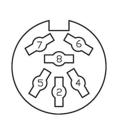 Connfly DS1093-07-BN60X Einbaubuchse Buchse, Einbau horizontal Polzahl: 6 Schwarz Tray