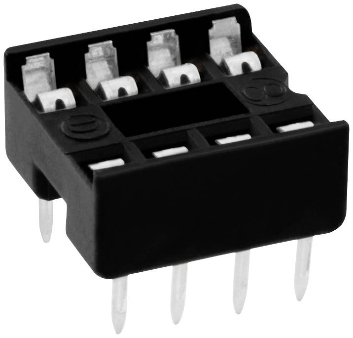 Connfly DS1009-08AT1NX-0A2 IC-Fassung Rastermaß: 2.54 mm Polzahl: 8 Tube