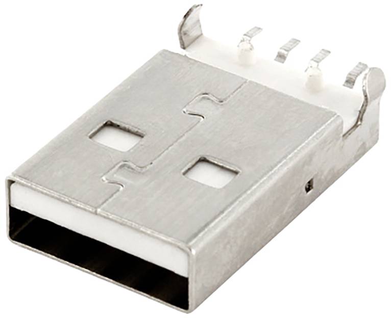 Connfly USB-A-Einbaustecker SMT Stecker, Einbau horizontal DS1098-WN0 Inhalt