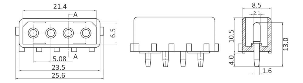 Econ connect Stiftleiste (Standard) Polzahl Gesamt 4 Rastermaß: 5.08mm FK05PN Bulk
