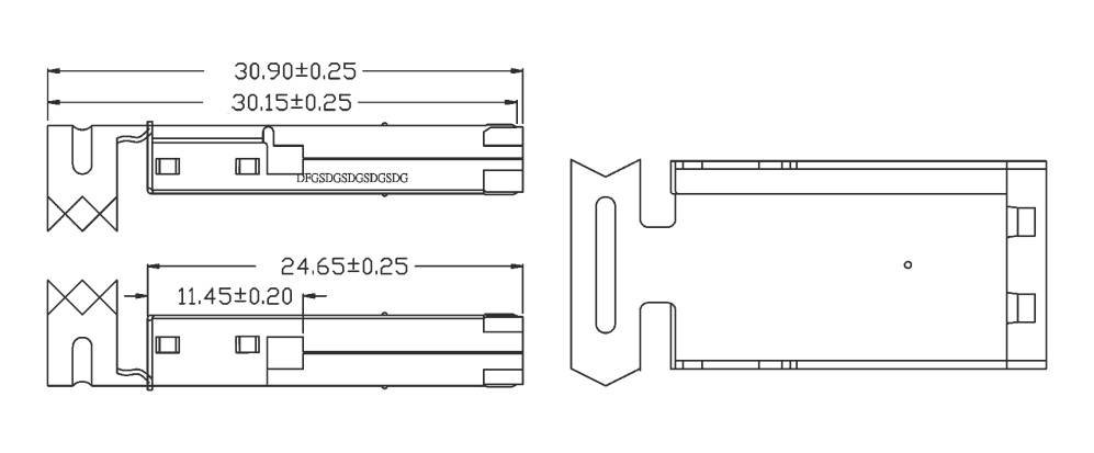 ECON CONNECT FireWire Stecker 6-polig, Lötanschluss