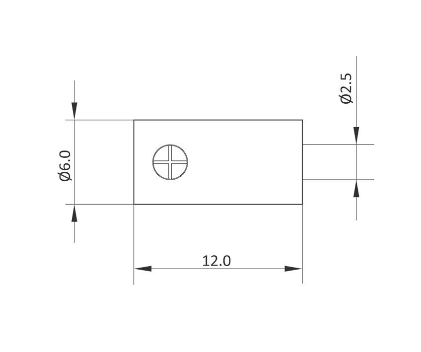 Econ connect HOK25GE Miniatur-Rundsteckverbinder Kupplung, gerade Gelb Bulk
