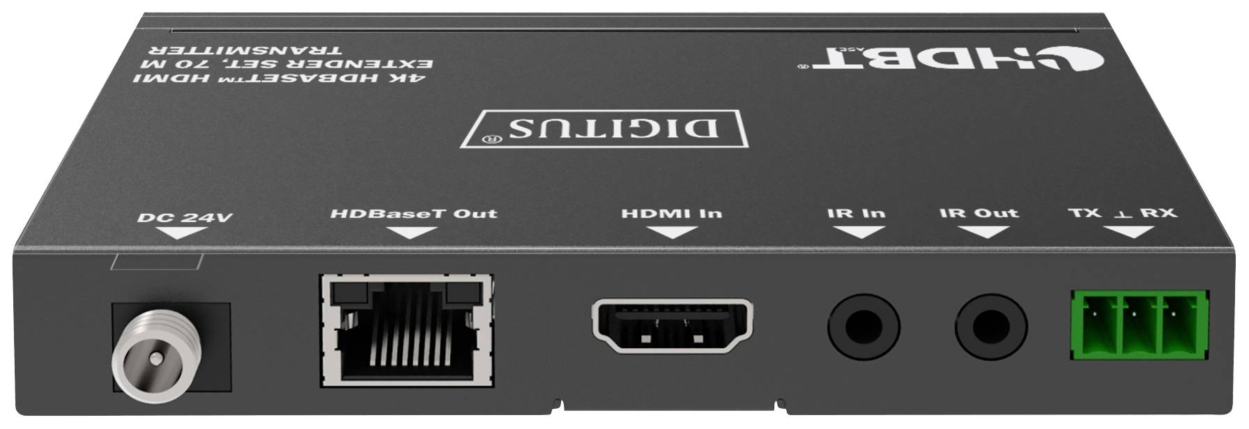 Digitus DS-55520 HDMI Adapter [1x HDMI-Buchse - 1x HDMI-Buchse] Schwarz 4K UHD