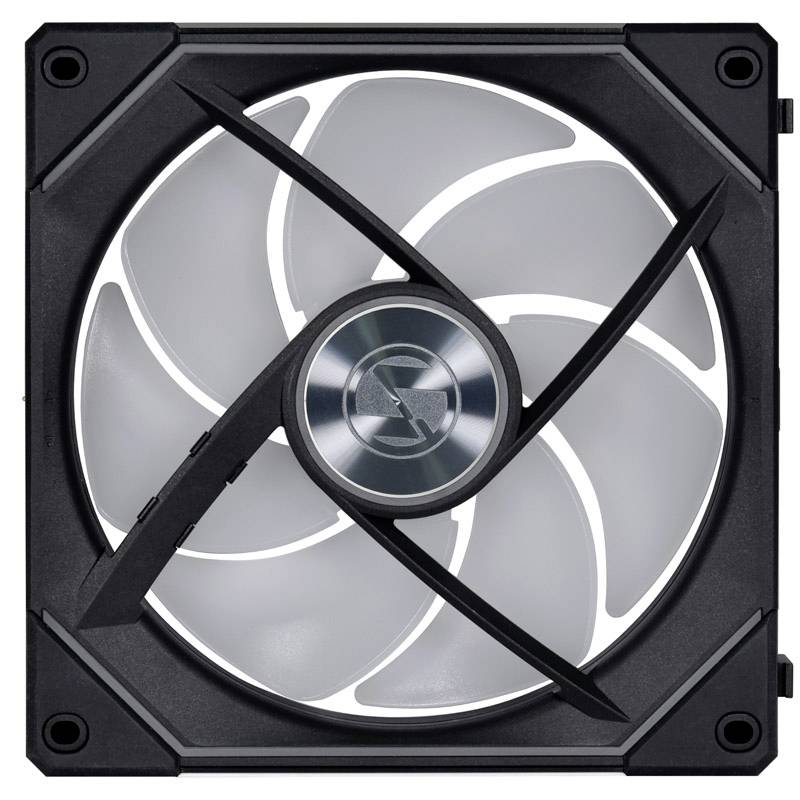 Lian Li UNI FAN SL-INF 140 ARGB PWM PC-Gehäuse-Lüfter Schwarz (B x H x T) 140 x 142 x 25 mm