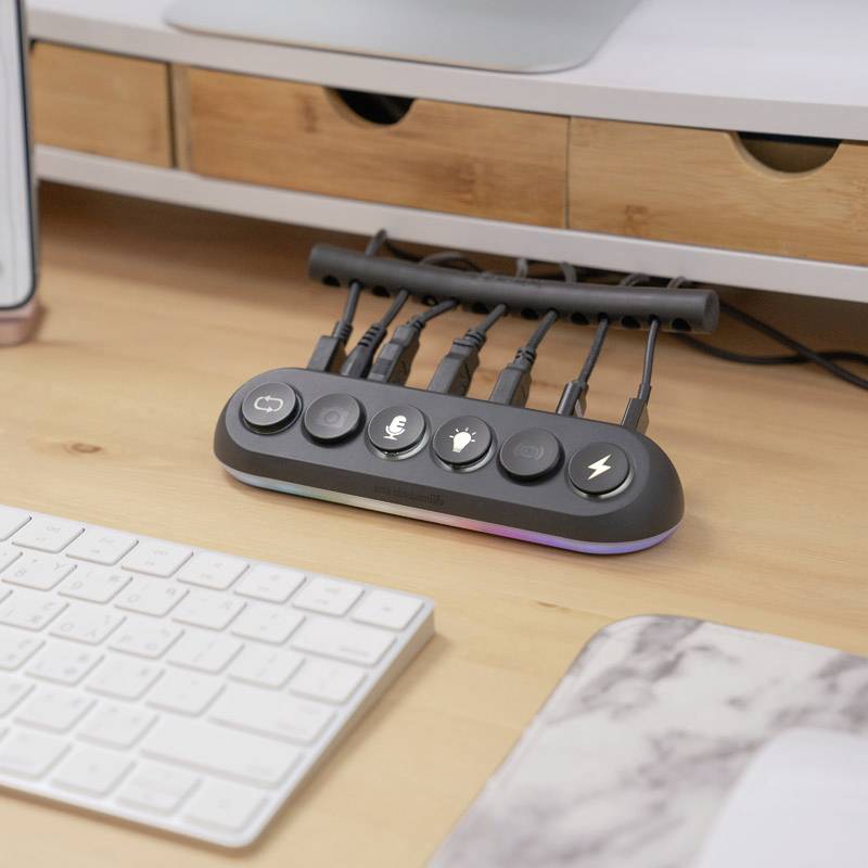 Streamplify HUB DECK 5 RGB-Controller Schwarz, RGB