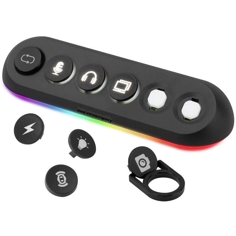 Streamplify HUB DECK 5 RGB-Controller Schwarz, RGB