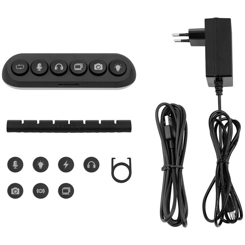 Streamplify HUB DECK 5 RGB-Controller Schwarz, RGB