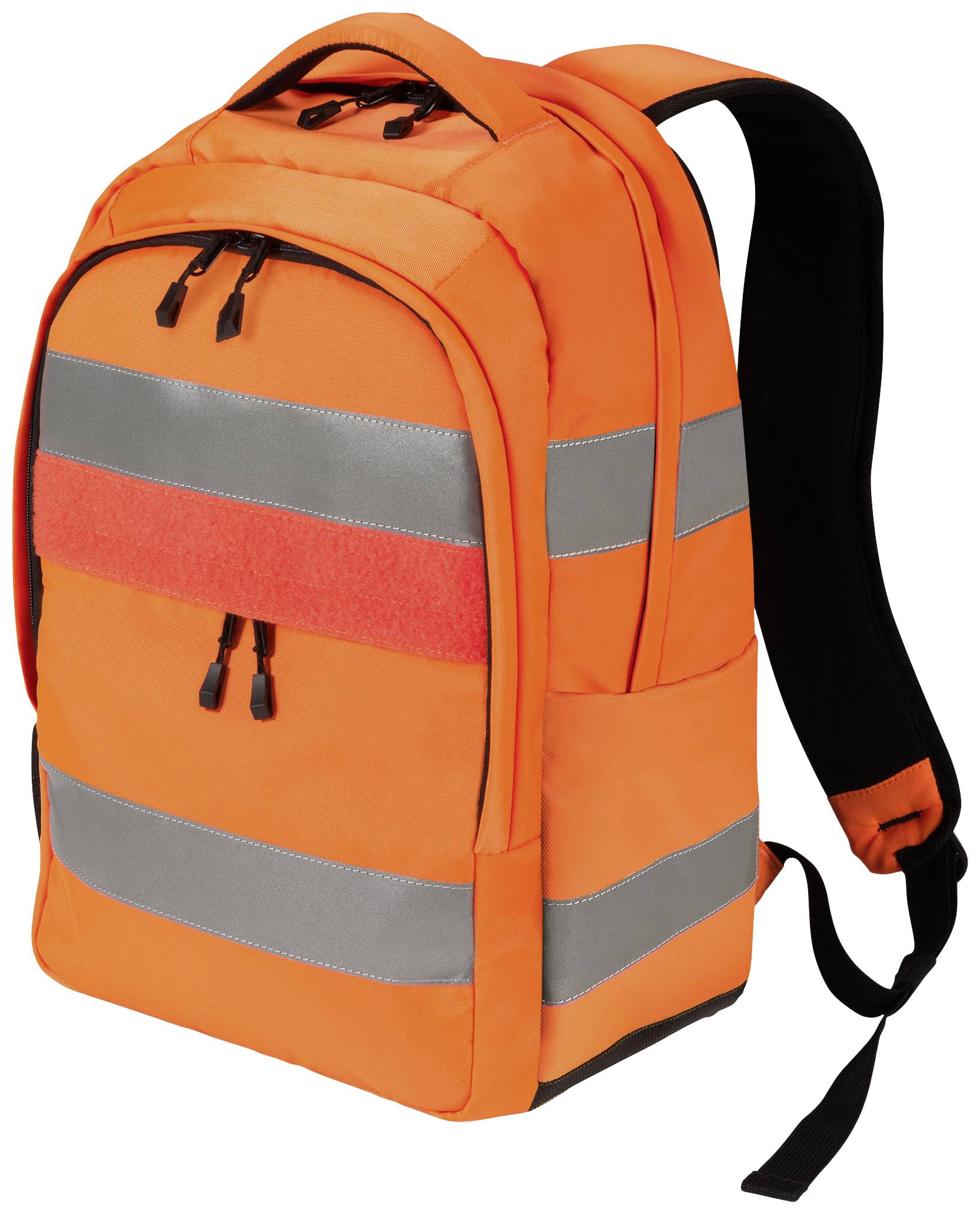 Dicota Warnschutz Notebook Rucksack Hi-Vis 25 Liter Passend für maximal: 39,6 cm (15,6") Orange