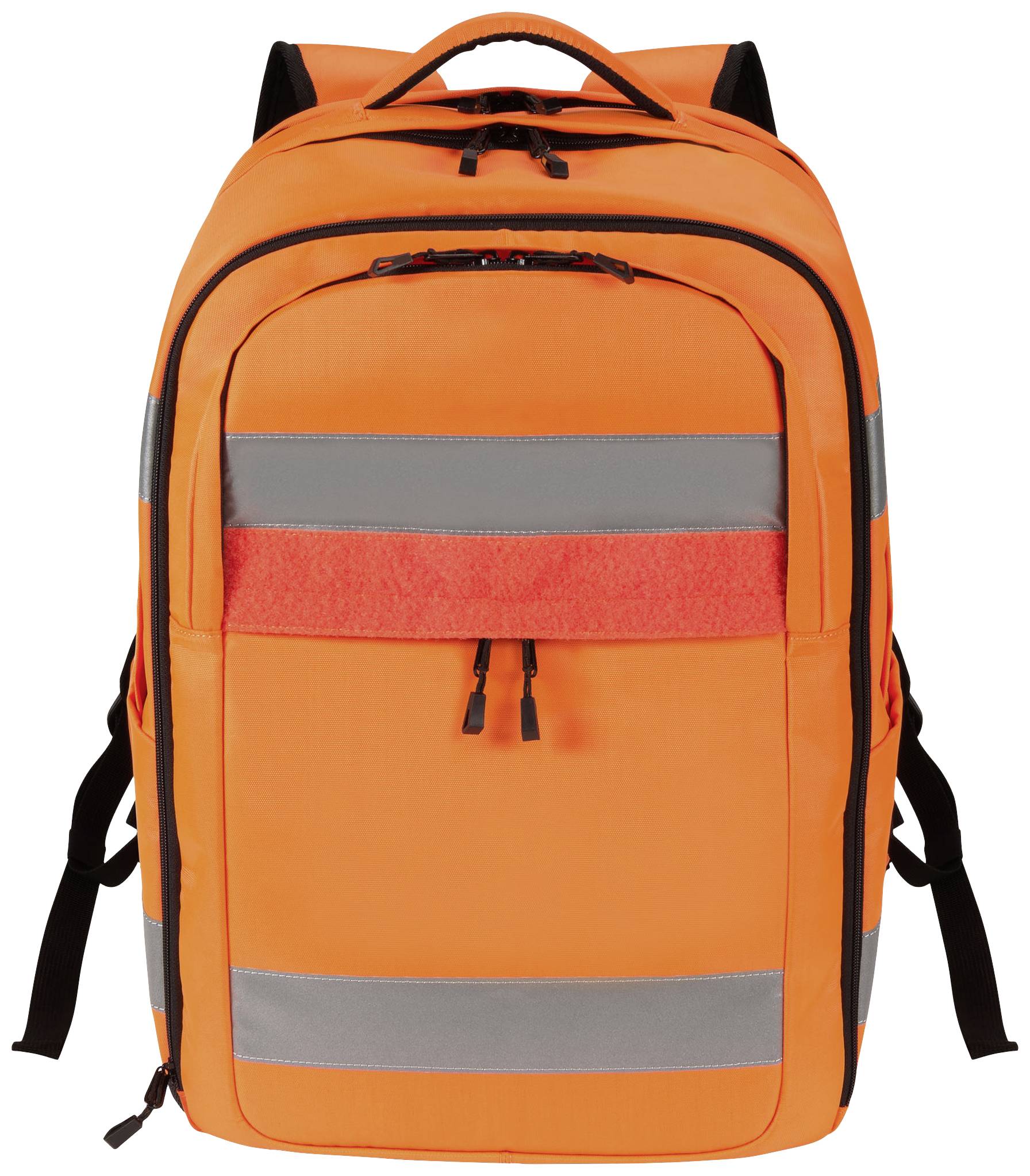 Dicota Warnschutz Notebook Rucksack Hi-Vis 32-38 Liter Passend für maximal: 43,9 cm (17,3") Orange