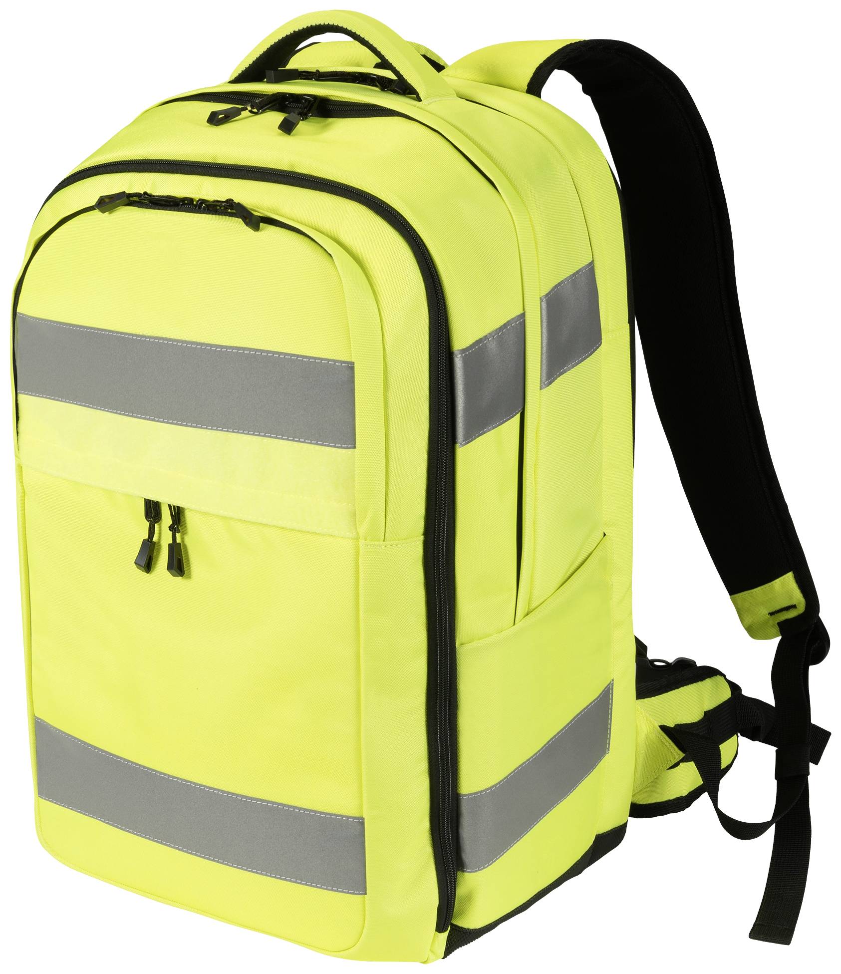 Dicota Warnschutz Notebook Rucksack Hi-Vis 32-38 Liter Passend für maximal: 43,9cm (17,3") Gelb