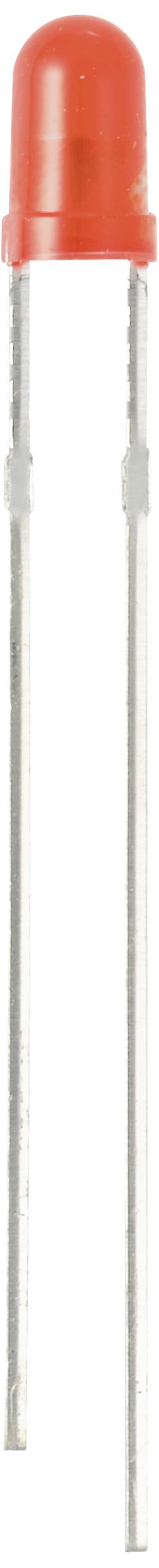 TRU COMPONENTS LED bedrahtet Rot Rund 3mm 330 mcd 30° 20mA 1.8 V, 2.4V