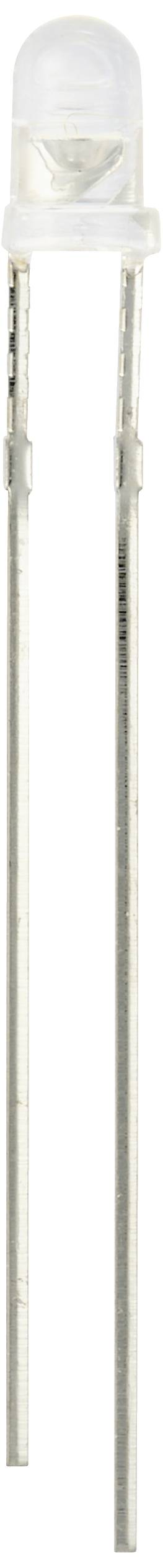 TRU COMPONENTS LED bedrahtet Neutralweiß Rund 3mm 14400 mcd 30° 20mA 2.7 V, 3.4V