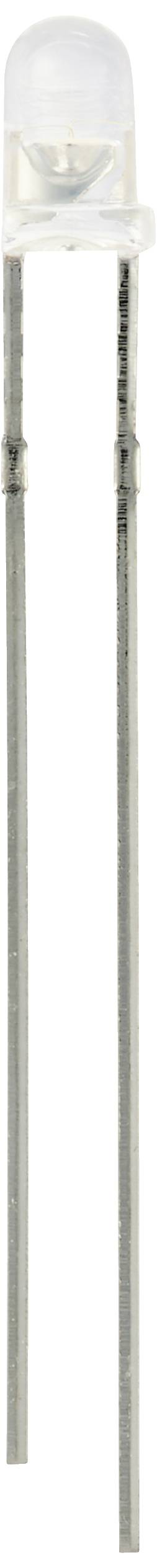 TRU COMPONENTS LED bedrahtet Reinweiß Rund 3mm 14400 mcd 30° 20mA 2.7 V, 3.4V