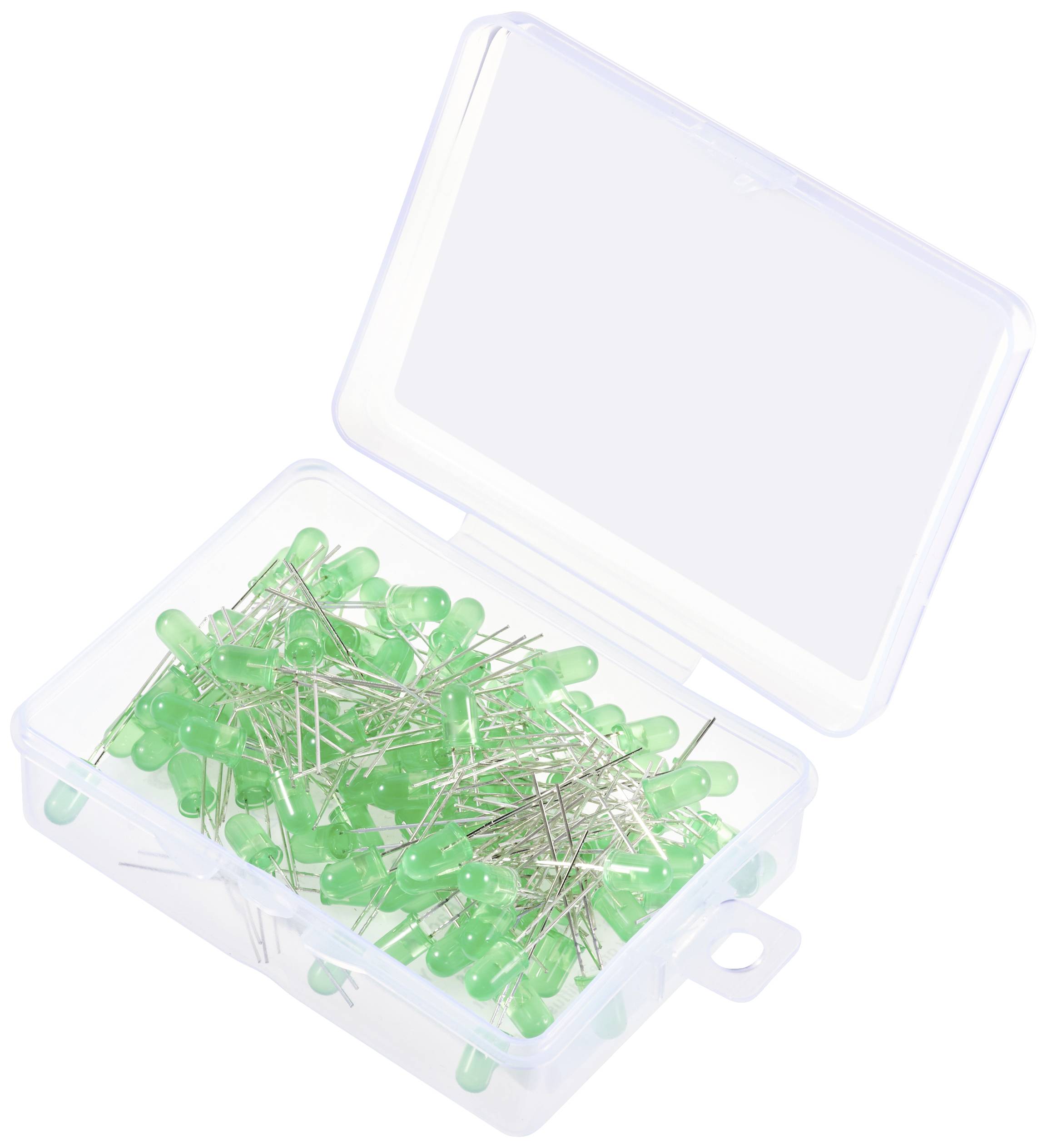 TRU COMPONENTS LED bedrahtet Gelb-Grün Rund 5mm 90 mcd 30° 20mA 1.8 V, 2.4V