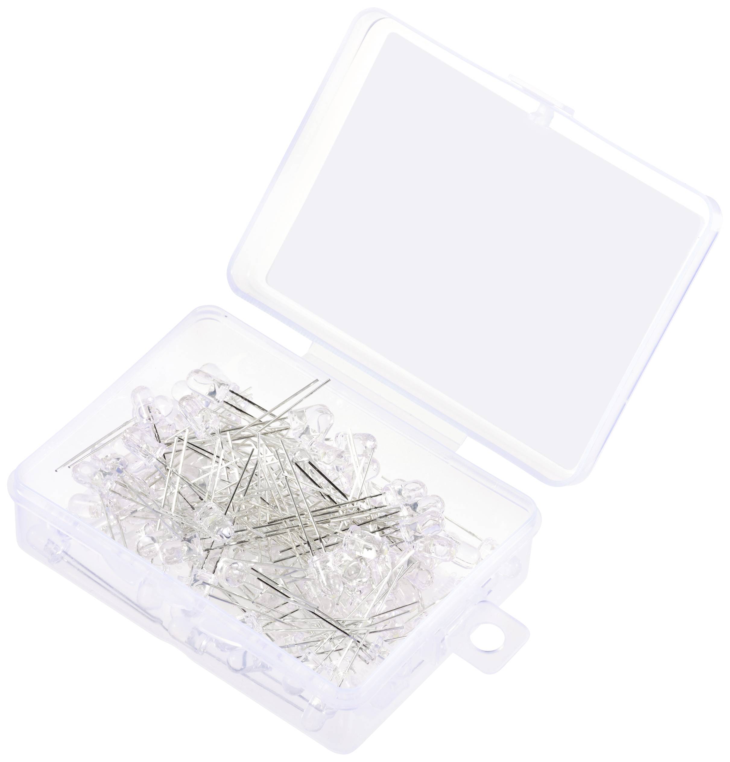 TRU COMPONENTS LED bedrahtet Reinweiß Rund 5 mm 19000 mcd 30 ° 20 mA 2.7 V, 3.4 V