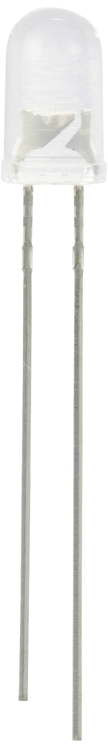 TRU COMPONENTS LED bedrahtet Kaltweiß Rund 5mm 19000 mcd 30° 20mA 2.7 V, 3.4V