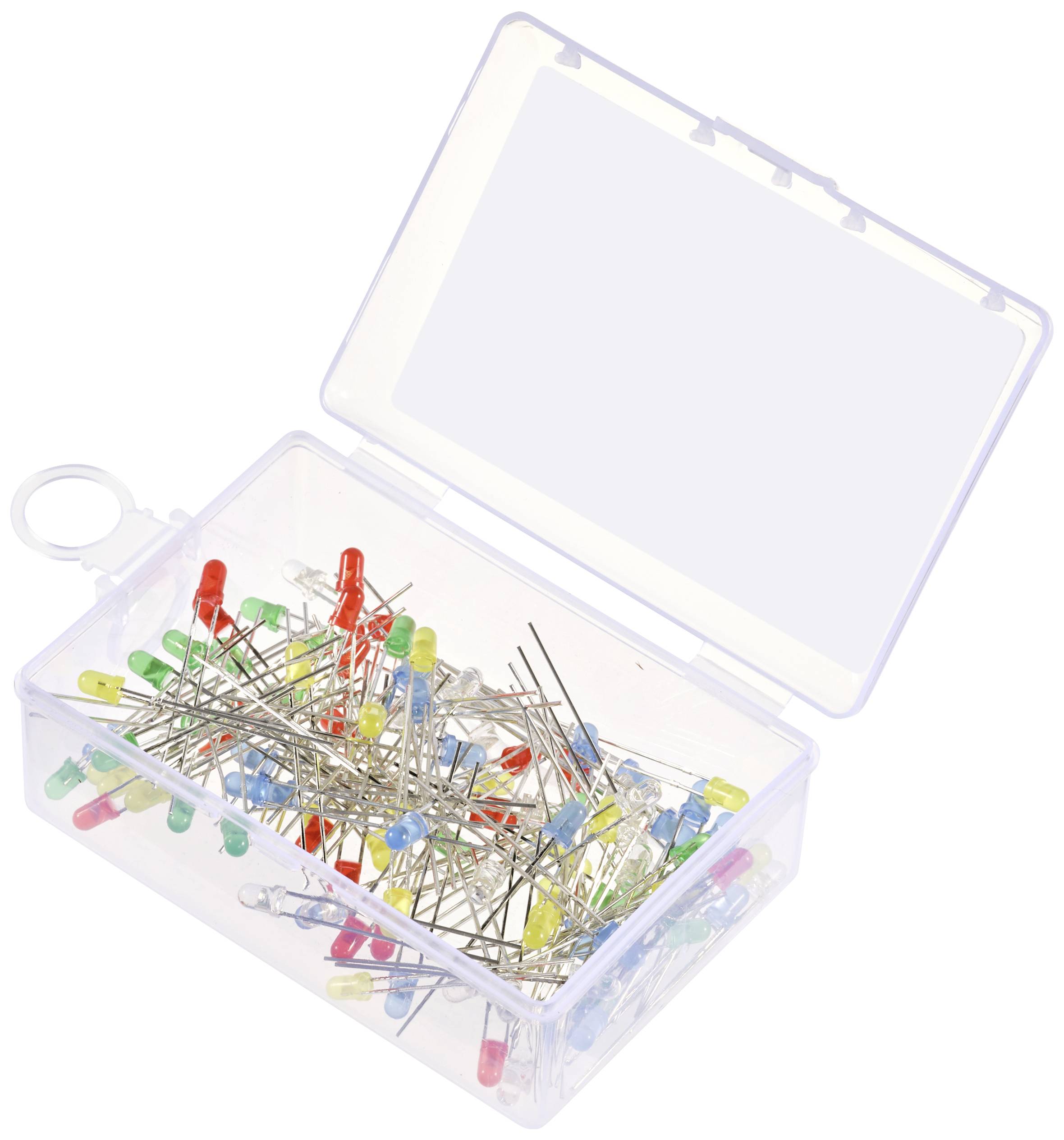 TRU COMPONENTS LED bedrahtet Rot, Gelb, Blau, Gelb-Grün, Warmweiß Rund 3 mm 55 mcd, 330 mcd, 420 mc