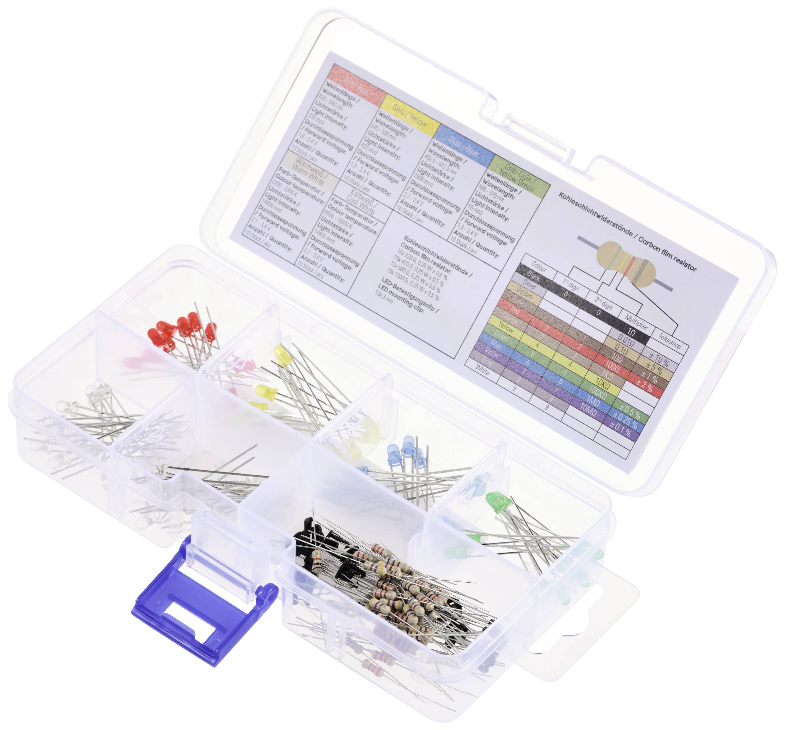 TRU COMPONENTS LED bedrahtet Rot, Gelb, Blau, Gelb-Grün, Warmweiß, Kaltweiß Rund 3mm 55 mcd, 330 mcd, 420 mcd, 2500 mcd, 14400