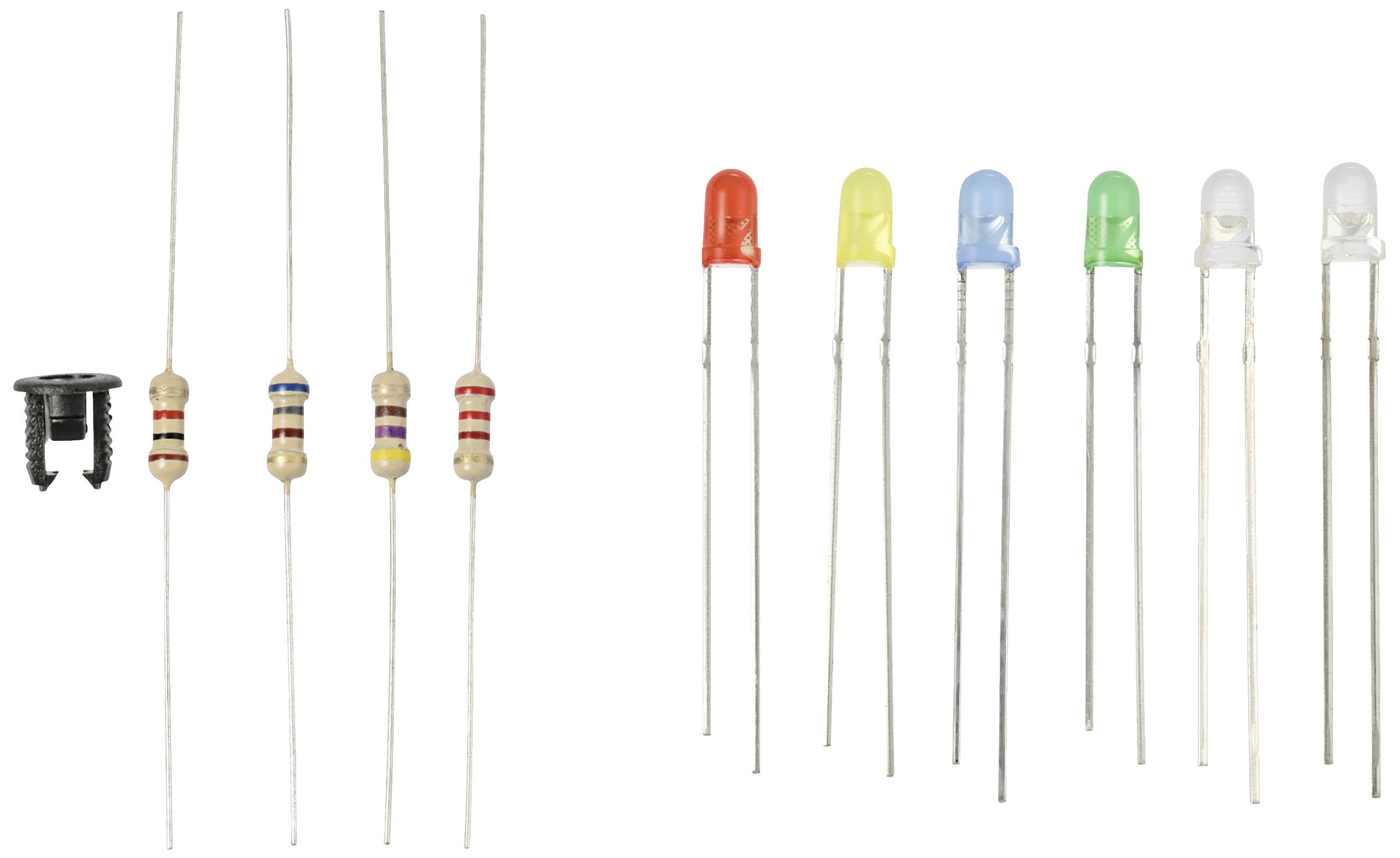 TRU COMPONENTS LED bedrahtet Rot, Gelb, Blau, Gelb-Grün, Warmweiß, Kaltweiß Rund 3mm 55 mcd, 330 mcd, 420 mcd, 2500 mcd, 14400