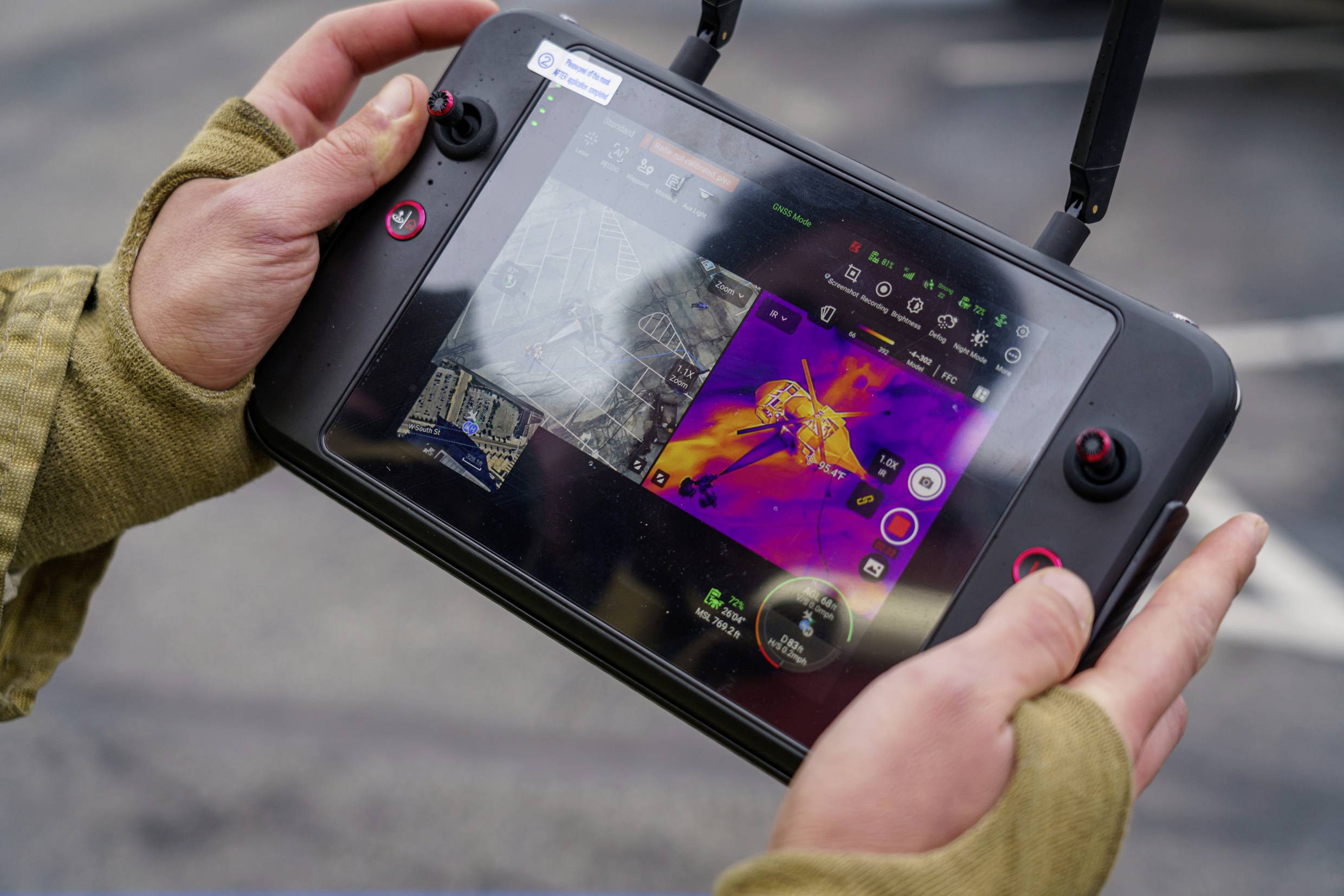 Autel Robotics EVO Max 4T inkl. Smart Controller Industrie Drohne RtF Kameraflug mit Wärmebild, Dual Kameraflug, GPS-Funktion Grau