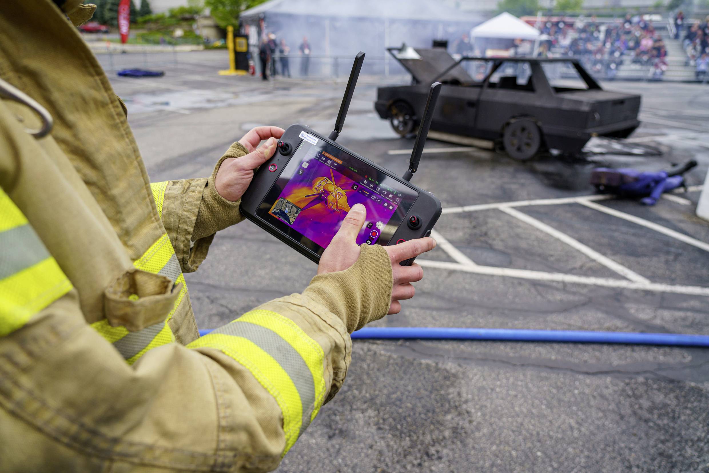 Autel Robotics EVO Max 4T inkl. Smart Controller Industrie Drohne RtF Kameraflug mit Wärmebild, Dual Kameraflug, GPS-Funktion Grau