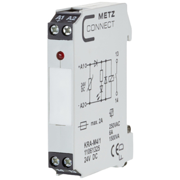 Metz Connect Koppelbaustein 24 V/AC (max) 1 Schließer 11061325 1 St.