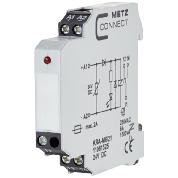 Metz Connect Koppelbaustein 24 V/DC (max) 1 Wechsler 11061525 1St.