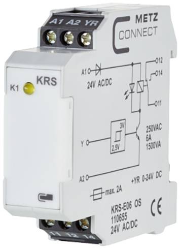 Schwellwertschalter 24, 24 V/AC, V/DC (max) 1 Wechsler Metz Connect 110655 1 St.