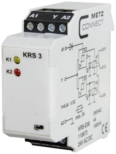Metz Connect Schwellwertschalter 24, 24 V/AC, V/DC (max) 1 Wechsler 110673 1St.