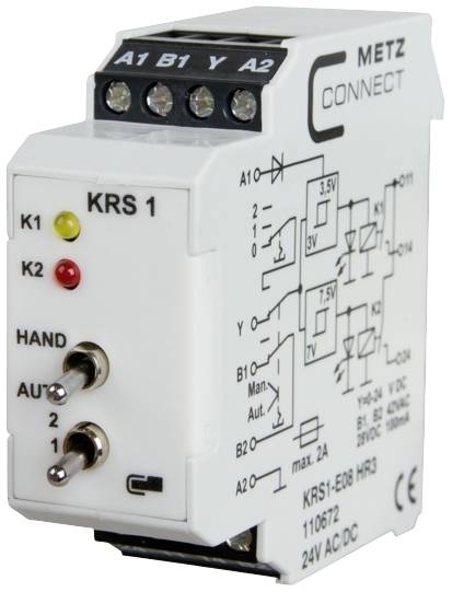 Schwellwertschalter 24, 24 V/AC, V/DC (max) 2 Stufen Metz Connect 110672 1 St.