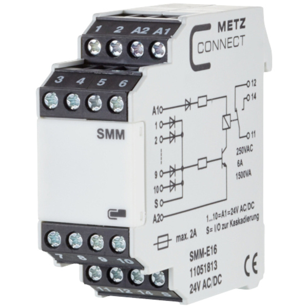 Metz Connect Sammelmeldemodul 24, 24 V/AC, V/DC (max) 1 Wechsler 11051813 1 St.
