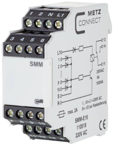 Metz Connect Sammelmeldemodul 230, 230 V/AC, V/DC (max) 1 Wechsler 110518 1St.