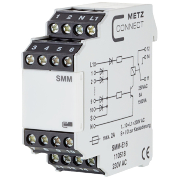 Metz Connect Sammelmeldemodul 230, 230 V/AC, V/DC (max) 1 Wechsler 110518 1 St.