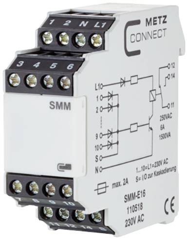 Metz Connect Sammelmeldemodul 230, 230 V/AC, V/DC (max) 1 Wechsler 110518 1 St.