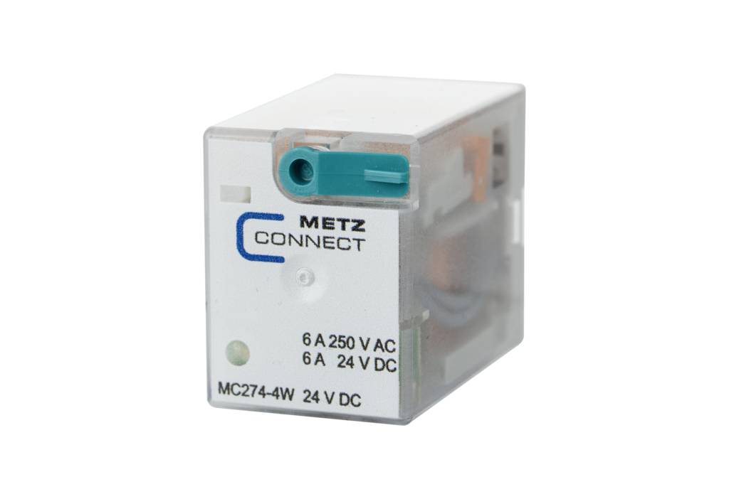 Metz Connect 110017251407 Steckrelais 24 V/DC 7A 4 Wechsler 1St.
