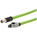 Metz Connect 142M6X18010 M12 Netzwerkkabel, Patchkabel CAT 6a SF/UTP 1.00m Grün PUR-Mantel, Säurebeständig, Ozonbeständig Metz Connect 142M6X18010 M12 Netzwerkkabel, Patchkabel CAT 6a SF/UTP 1.00m Grün PUR-Mantel, Säurebeständig, Ozonbeständig