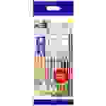 Staedtler Buntstift Noris® jumbo 128 ergonomisch, dreikant 61 SET8 Gelb, Hautfarben, Orange, Rot, V