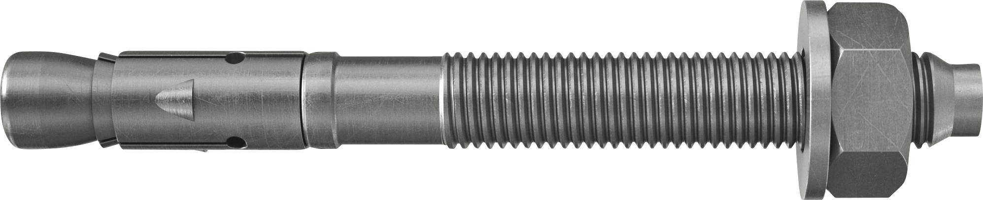 Ein Metall-Schwerlastanker mit Schraube und Mutter, geeignet zum Befestigen schwerer Lasten in Beton oder Mauerwerk.