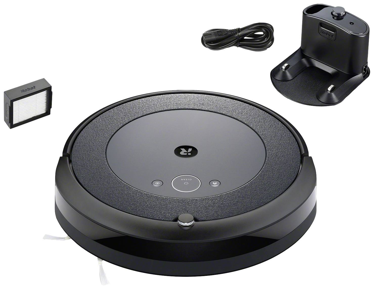 IRobot Roomba i5154 Saugroboter Schwarz kompatibel mit Amazon Alexa, kompatibel mit Google Home, App gesteuert, Sprachgesteuert