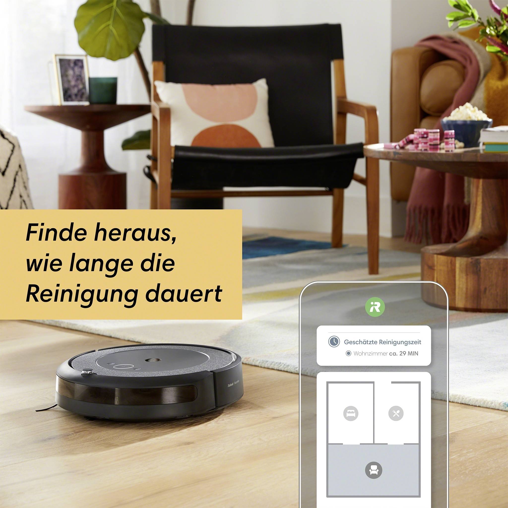 IRobot Roomba i5658 Saugroboter Schwarz, Neutral-Grau App gesteuert, Sprachgesteuert, kompatibel mit Amazon Alexa, kompatibel mit
