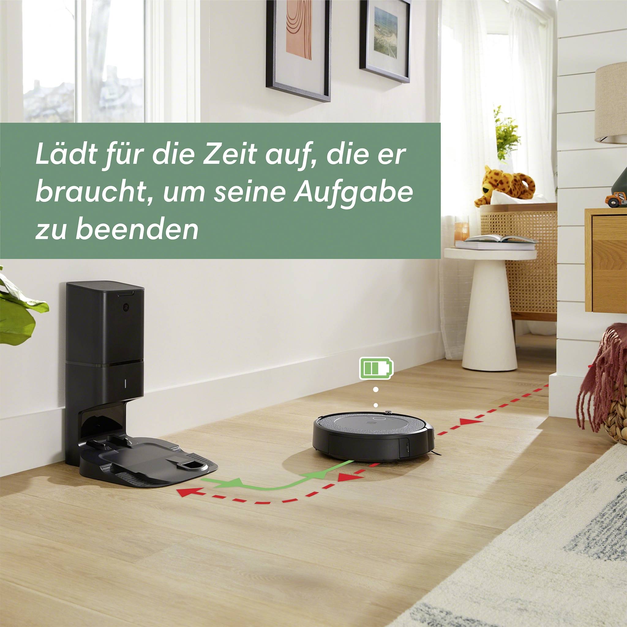 IRobot Roomba i5658 Saugroboter Schwarz, Neutral-Grau App gesteuert, Sprachgesteuert, kompatibel mit Amazon Alexa, kompatibel mit