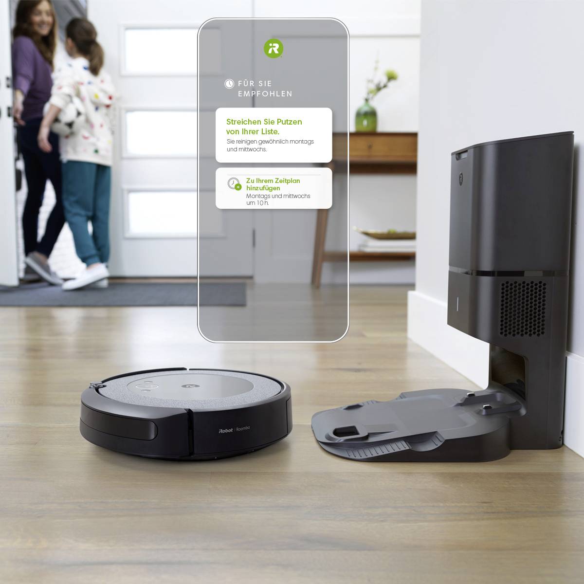 IRobot Roomba i5658 Saugroboter Schwarz, Neutral-Grau App gesteuert, Sprachgesteuert, kompatibel mit Amazon Alexa, kompatibel mit