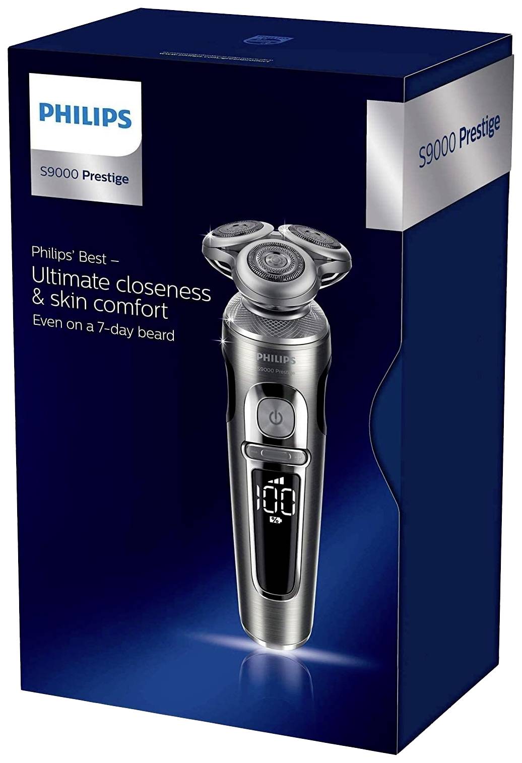 Philips Bodycare SP9820/12 Series 9000 Rotationsrasierer Silber