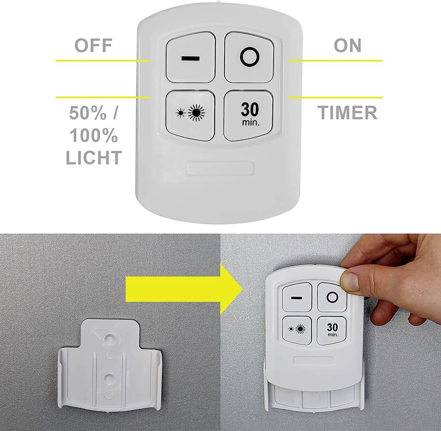 Eaxus 48532 Mobile Kleinleuchte LED Weiß