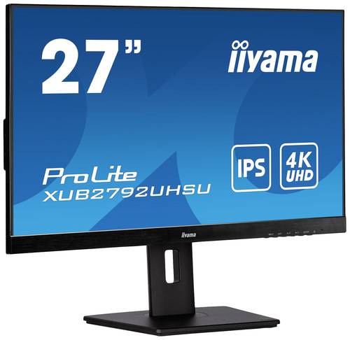 Iiyama ProLite LED-Monitor EEK F (A - G) 68.6cm (27 Zoll) 3840 x 2160 Pixel 16:9 4 ms HDMI®, Displa