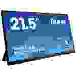 Iiyama ProLite Moniteur tactile CEE: D (A - G) 54.6 cm (21.5 pouces) 1920 x 1080 pixels 16:9 5 ms HDMI™, DisplayPort, USB IPS LED