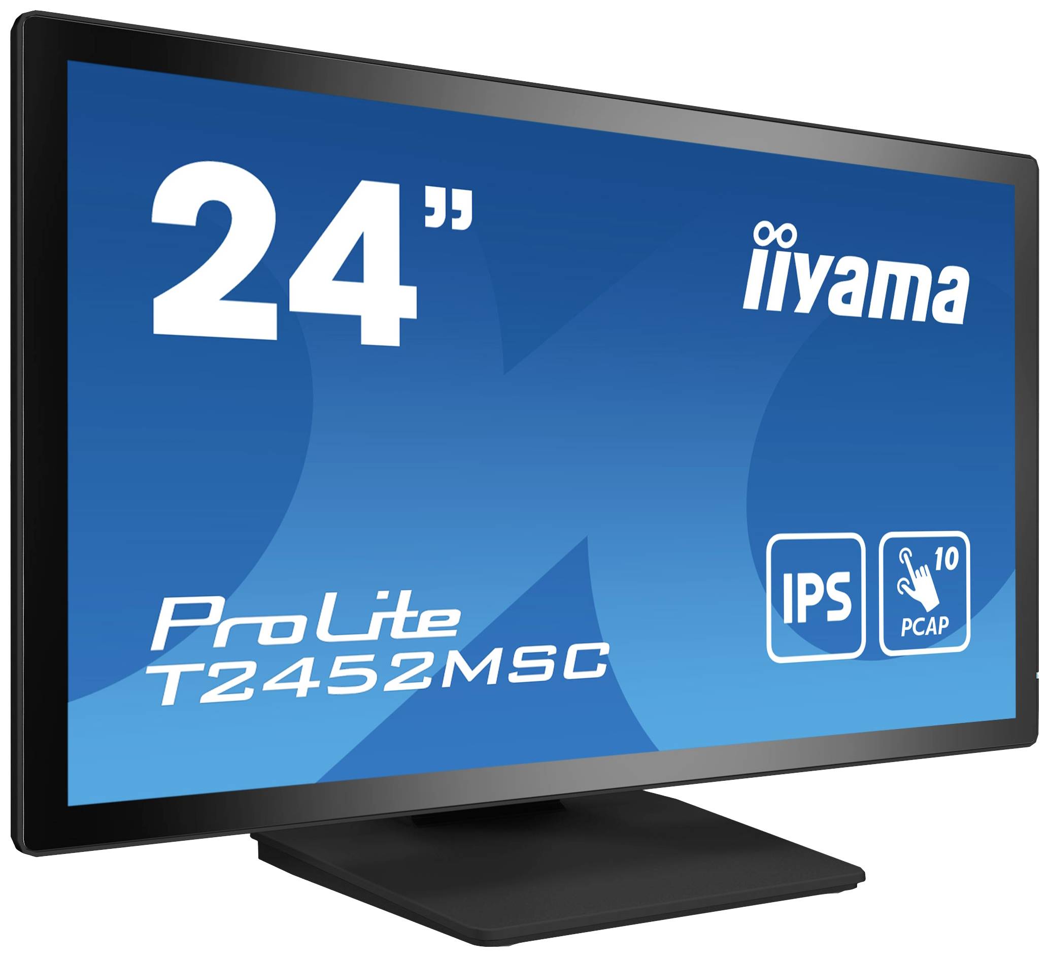 Iiyama ProLite Touchscreen-Monitor EEK: E (A - G) 60.5 cm (23.8 Zoll) 1920 x 1080 Pixel 16:9 14 ms HDMI®, DisplayPort, USB IPS LED